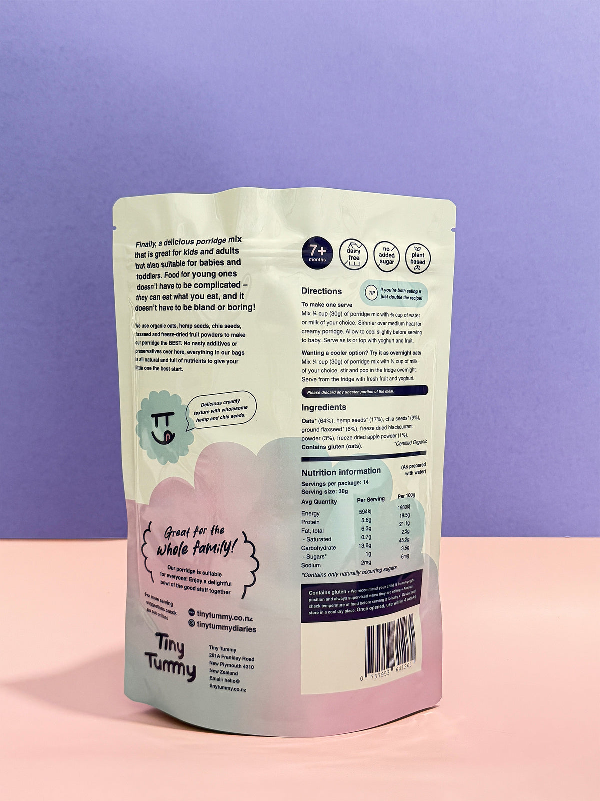 Superfood Porridge Mix - Blackcurrant Apple