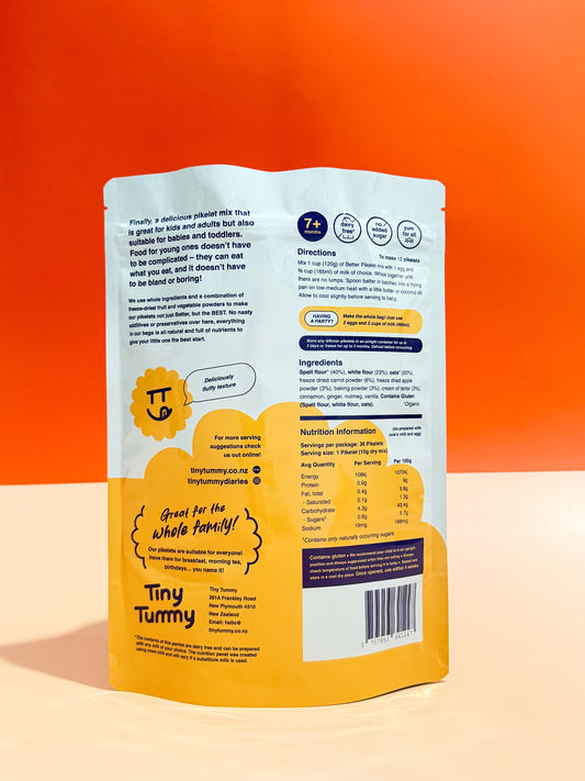 Better Pikelet Mix - Carrot Cake