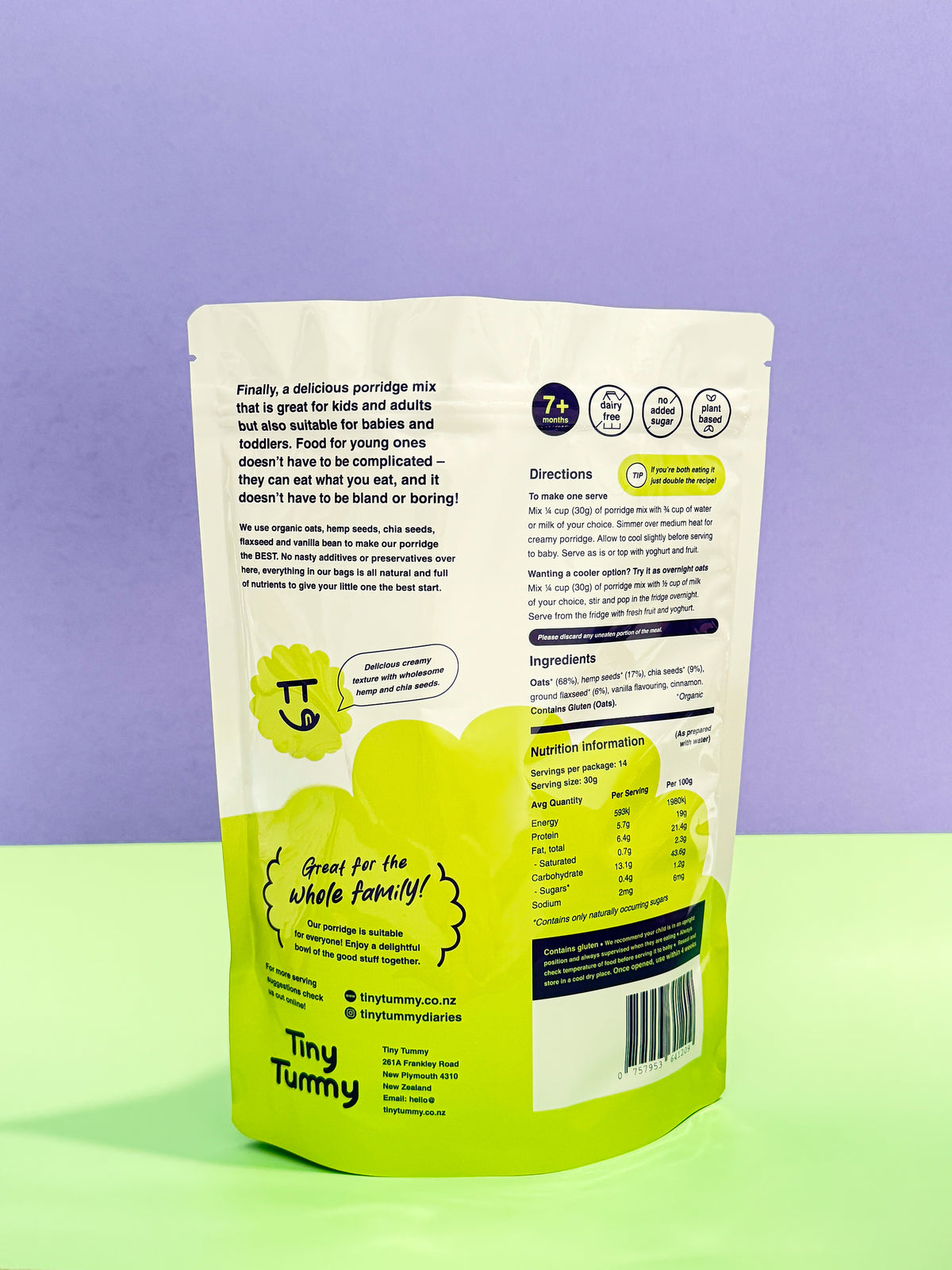 Superfood Porridge Mix - Vanilla